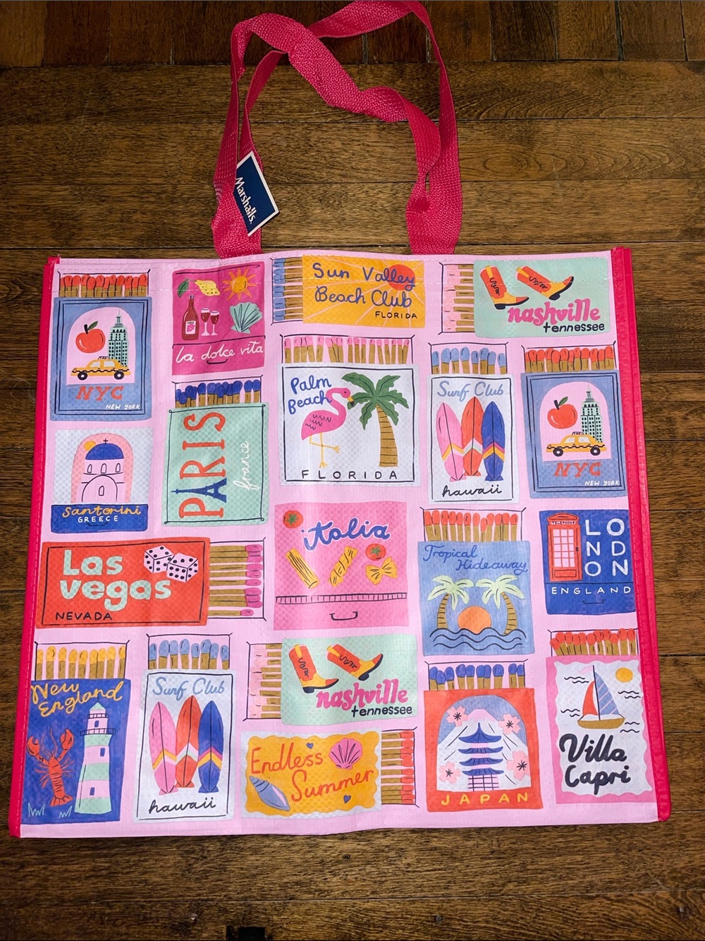 NEW Marshalls | travel stamp  | Reusable Bag